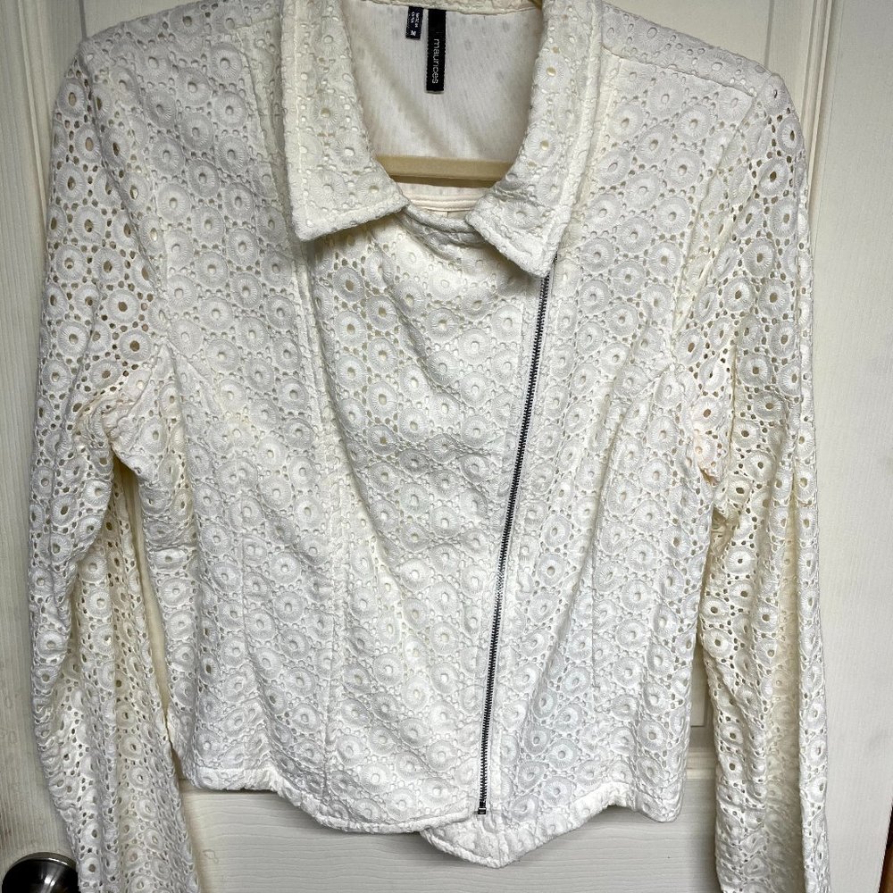 Eyelet Moto Jacket